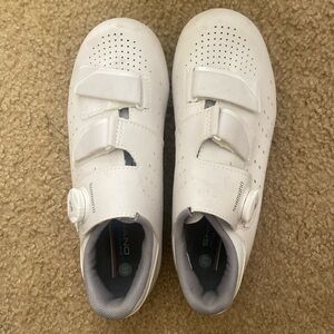 Shimano White Cylcing Shoes